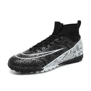 حذاء رياضي رجالي أحذية كرة قدم عالية حتى كرة القدم فوتسال -  High Top Football Boots Futsal FG HG TF Team Sports&nbsp;