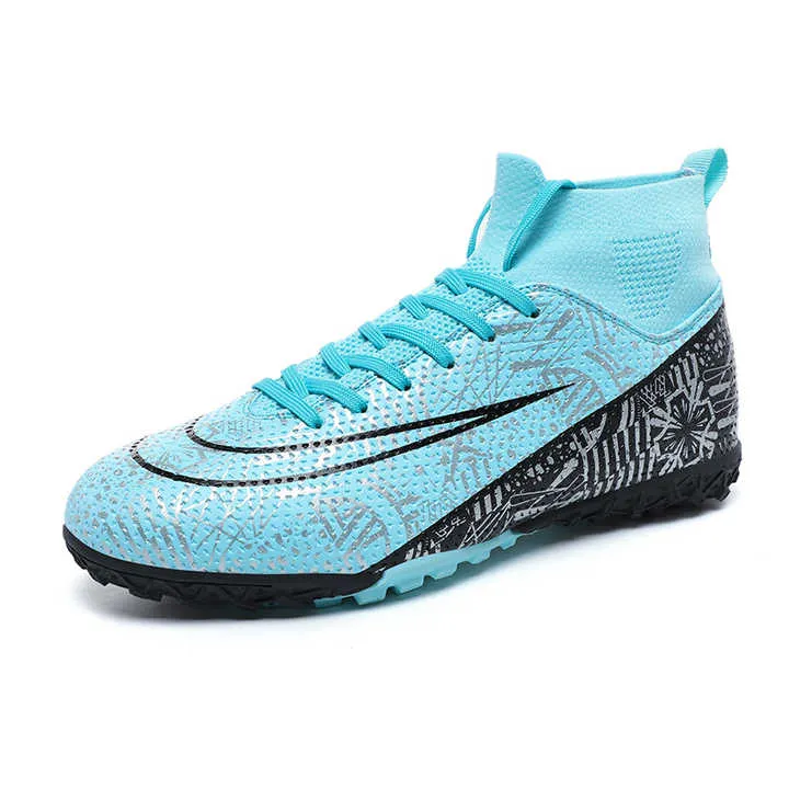 حذاء رياضي رجالي أحذية كرة قدم عالية حتى كرة القدم فوتسال -  High Top Football Boots Futsal FG HG TF Team Sports&nbsp;
