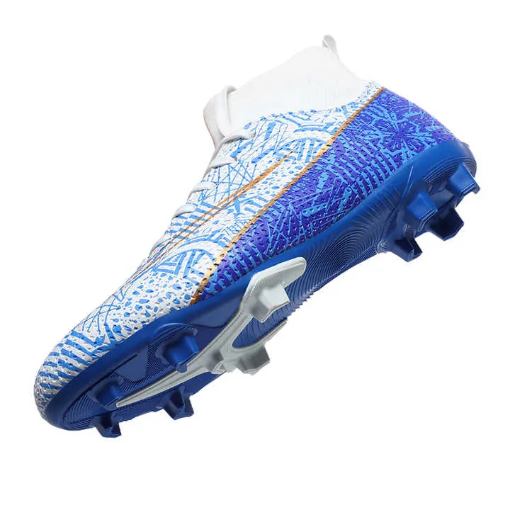 حذاء رياضي رجالي أحذية كرة قدم عالية حتى كرة القدم فوتسال -  High Top Football Boots Futsal FG HG TF Team Sports&nbsp;