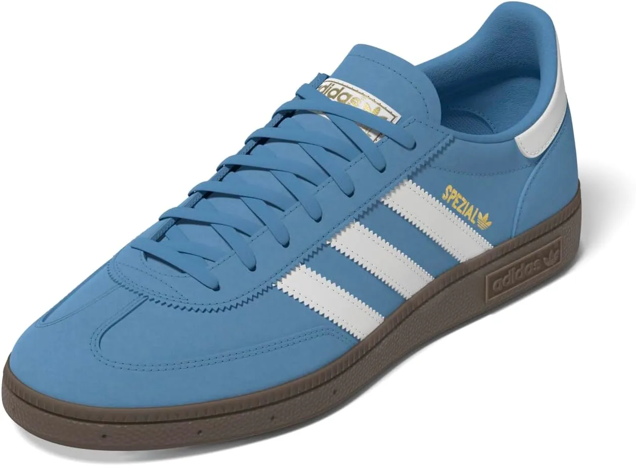 adidas Men's Gymnastics Shoes Sneakers, Light Blue White Gum, 6.5 US