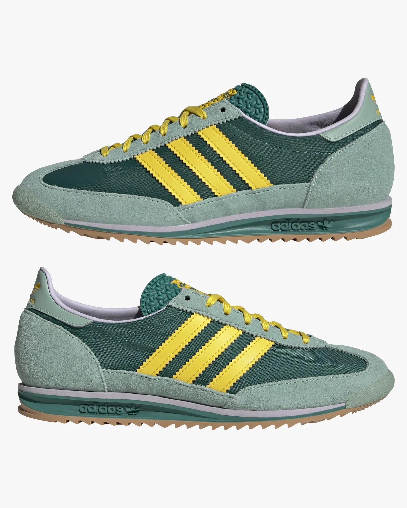 Adidas Womens SL72 OG - Active Green / Yellow / Hazy Green