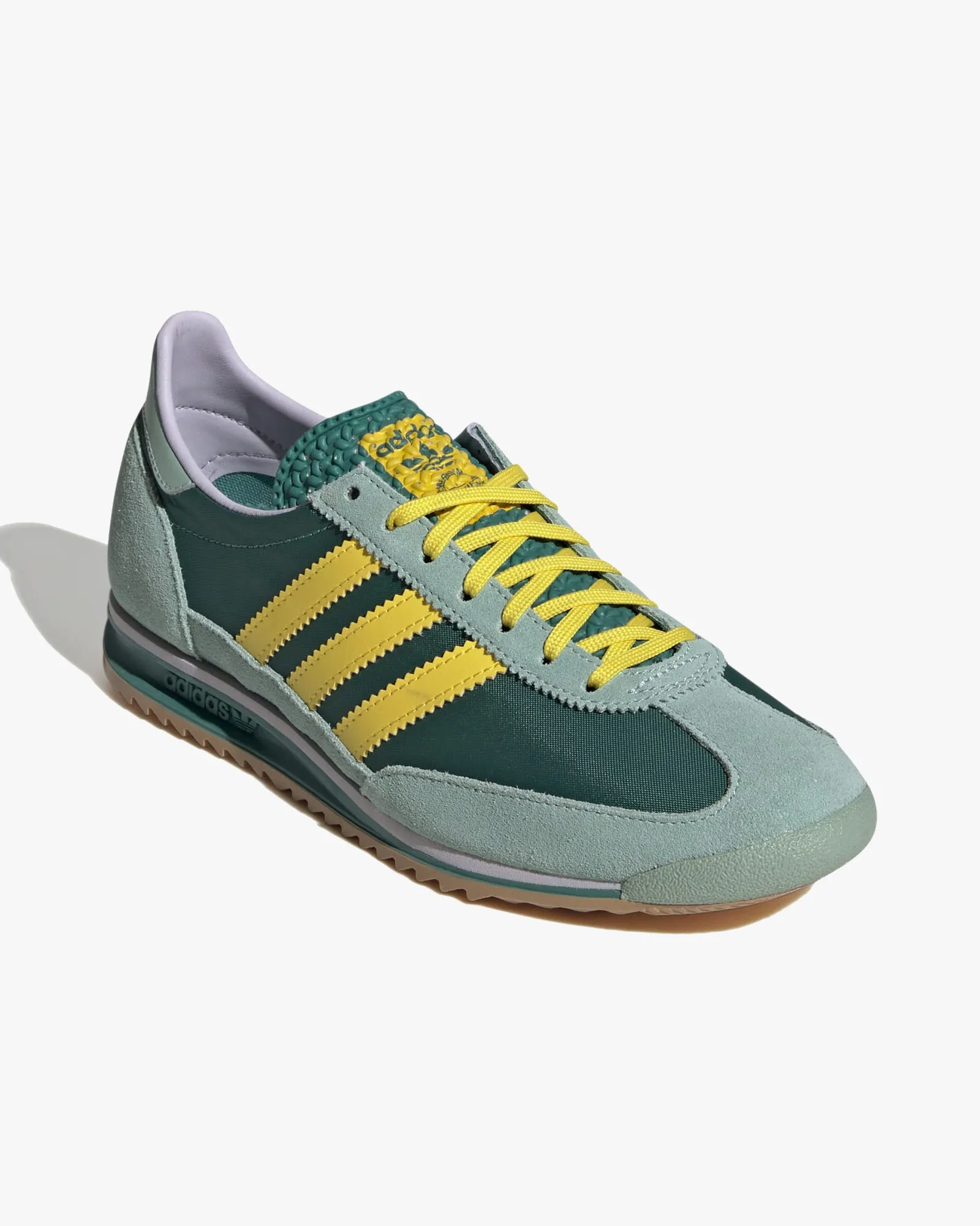 Adidas Womens SL72 OG - Active Green / Yellow / Hazy Green