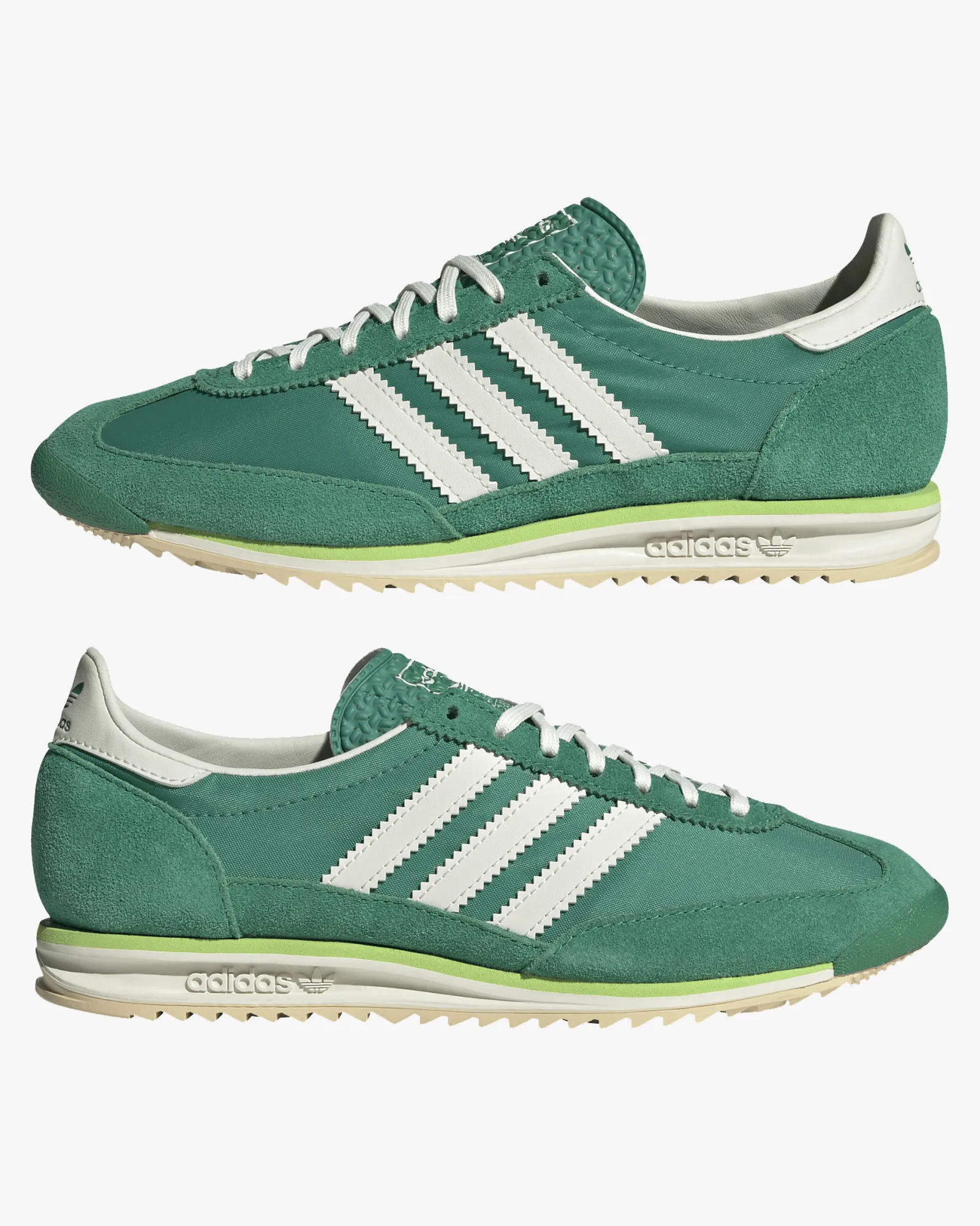 Adidas Womens SL72 OG - Court Green / Ivory / Crystal Sand