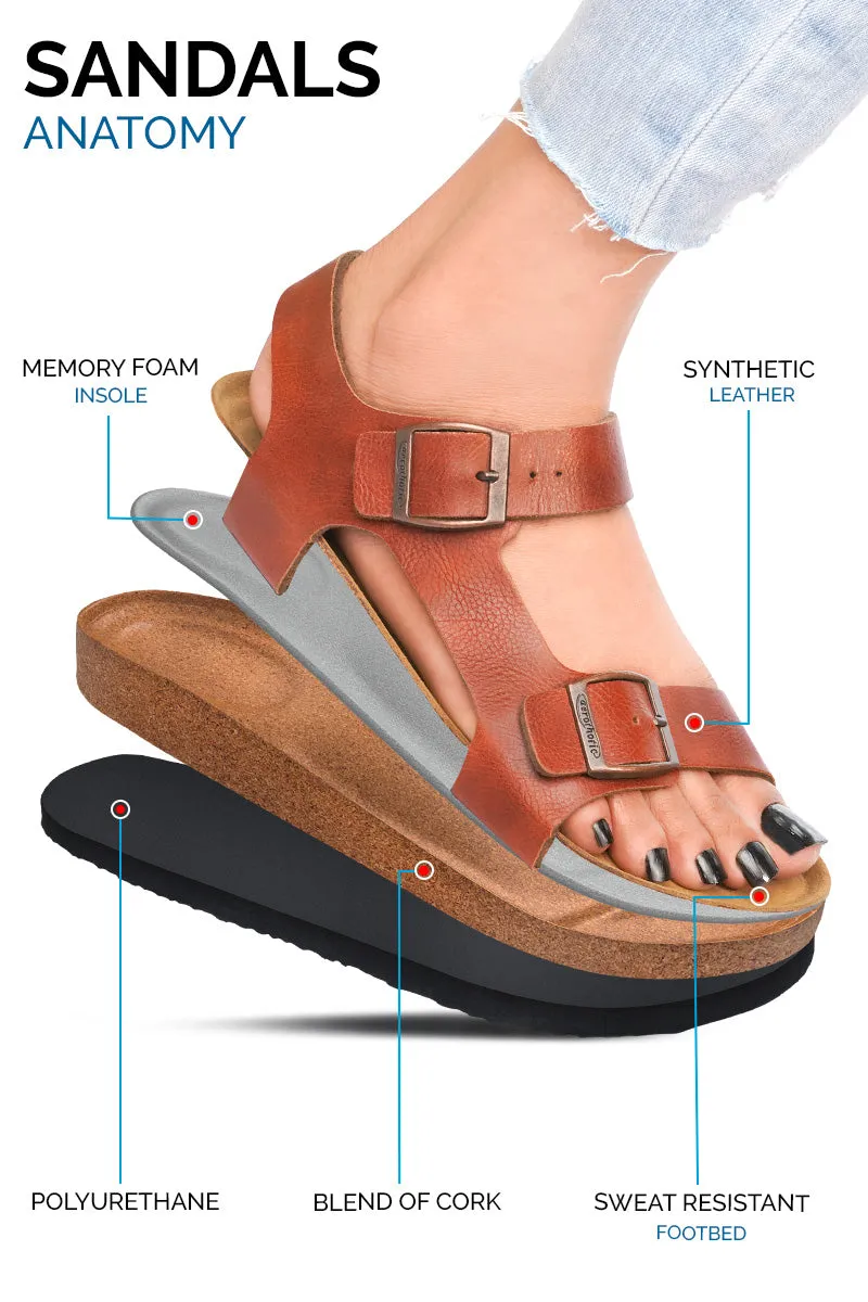 Aerothotic - Amulet Women's Arch Support Ankle Strap Sandal