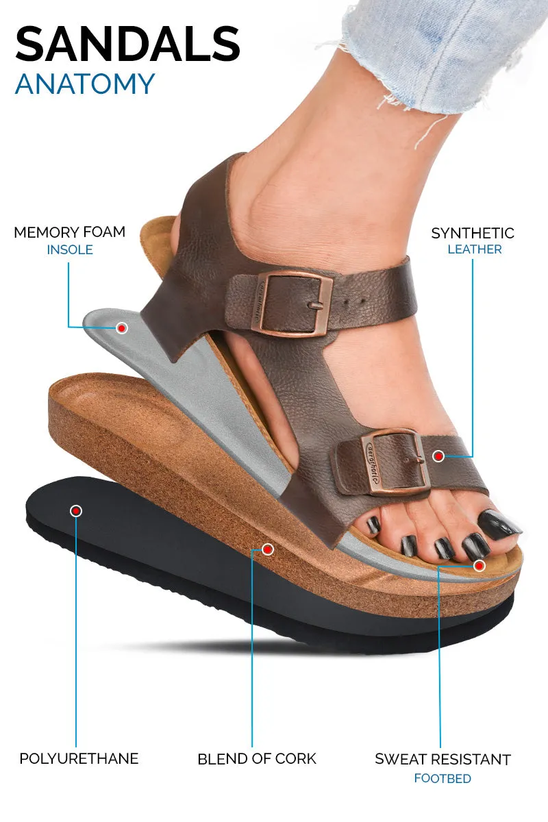 Aerothotic - Amulet Women's Arch Support Ankle Strap Sandal