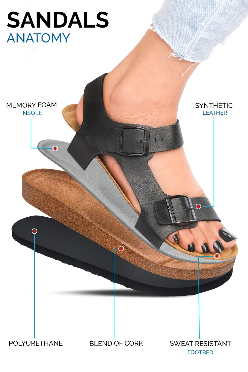 Aerothotic - Amulet Women's Arch Support Ankle Strap Sandal