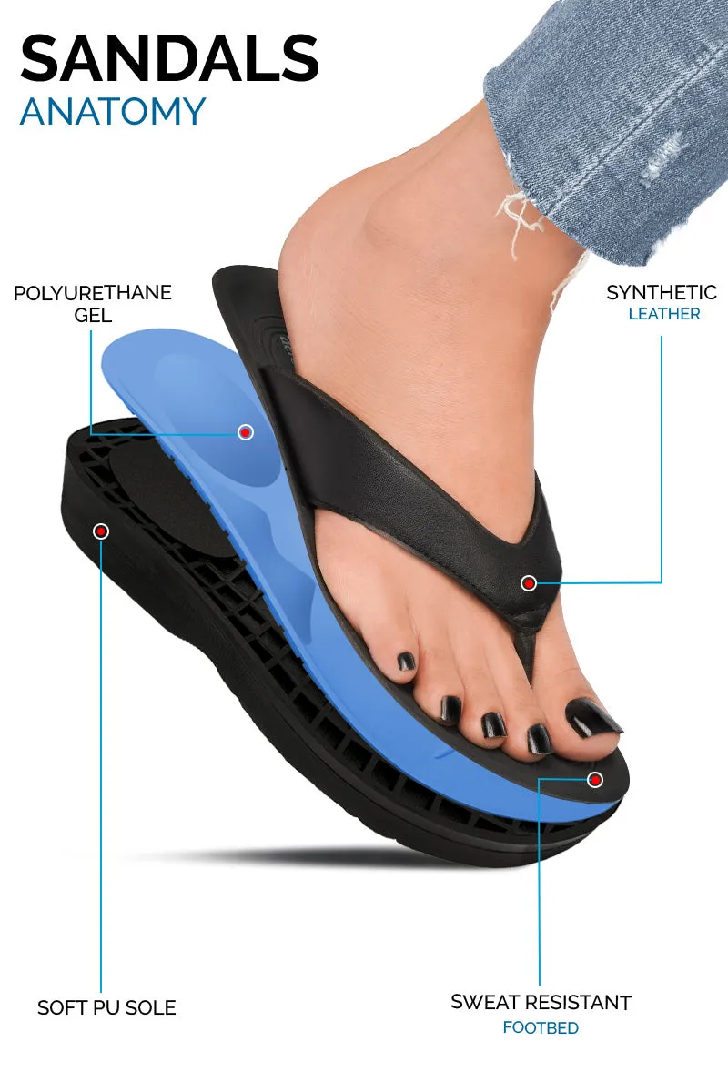 Aerothotic - Pearly Fume Women's Comfortable Flip-Flops Sandal