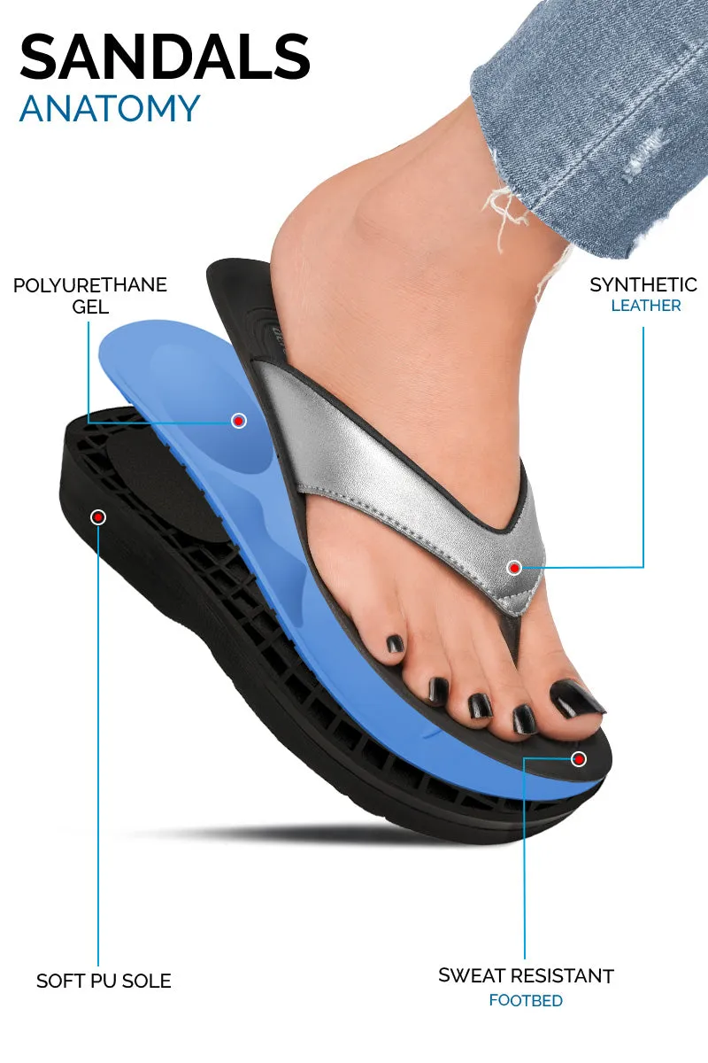 Aerothotic - Pearly Fume Women's Comfortable Flip-Flops Sandal
