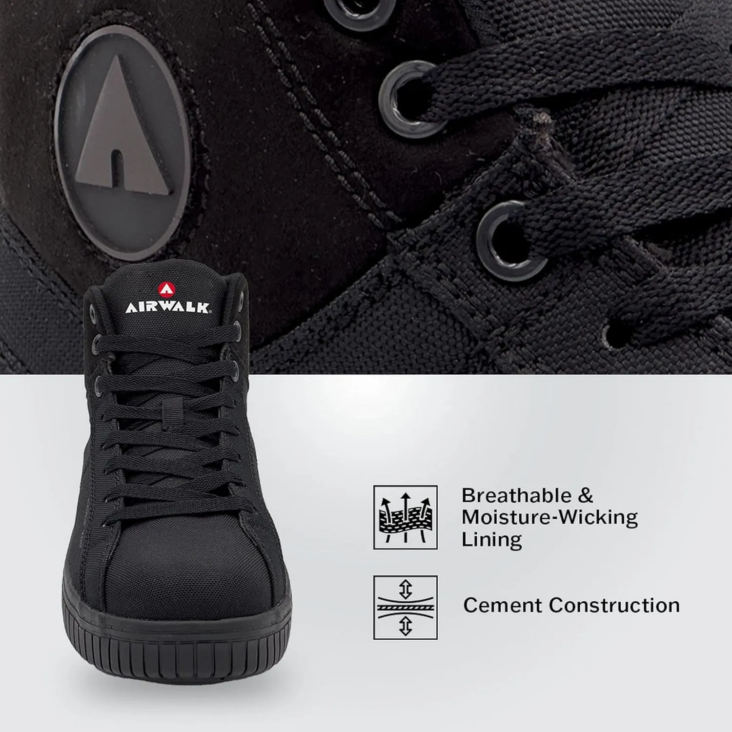 Airwalk Men's Composite Toe Deuce Industrial Shoe