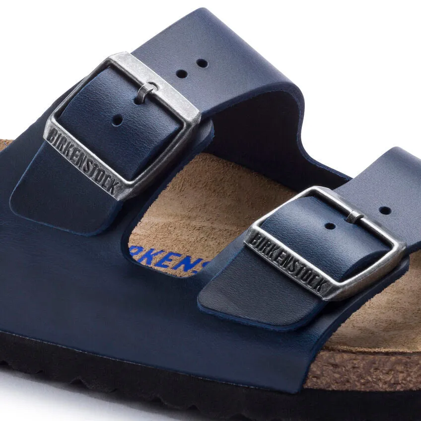 Arizona Soft Footbed Oiled Leather - Blue