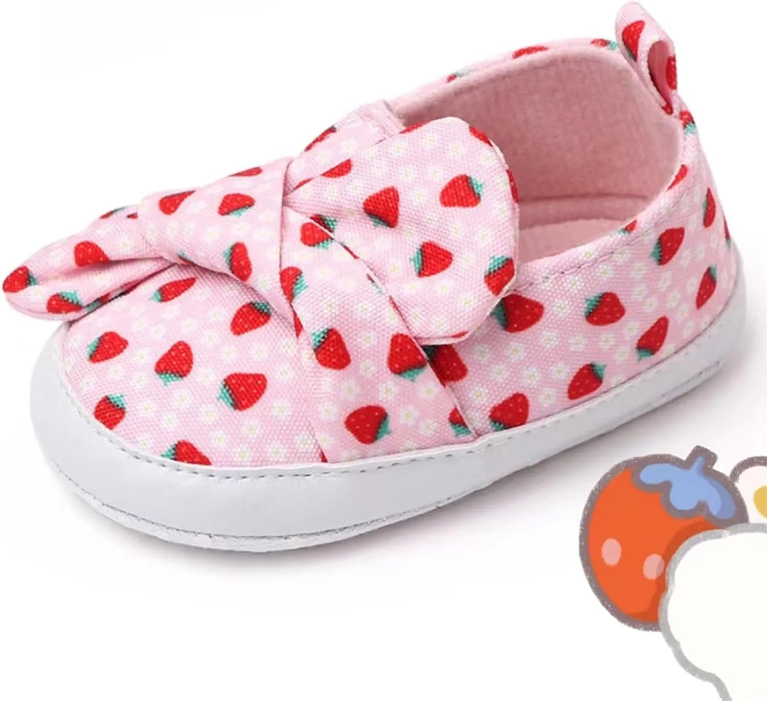 Baby Girls Shoes First Birthday Walking Shoe for 0-18 Months, Easy Wear Non Slip Lightweight Baby Indoor Outdoor Sneakers