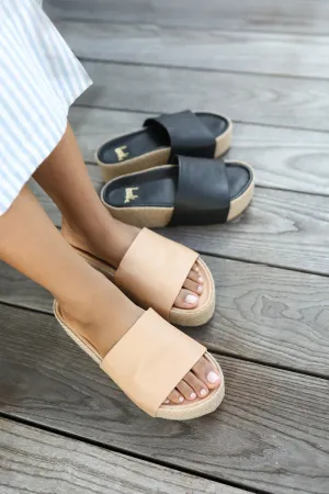Beek Black Jute Albatross Sandal