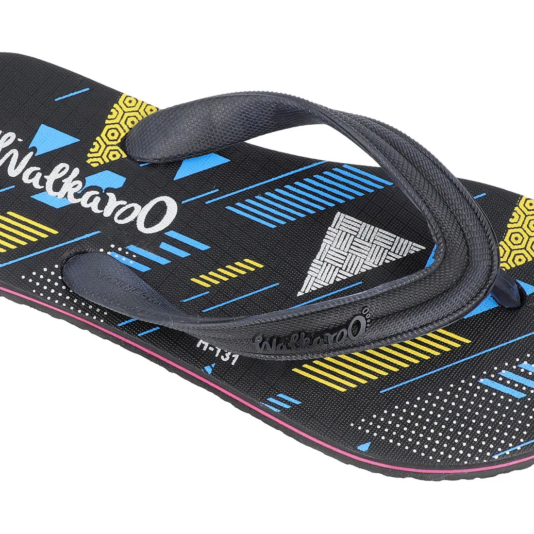 Boy's Hawai Slippers - H131 Black