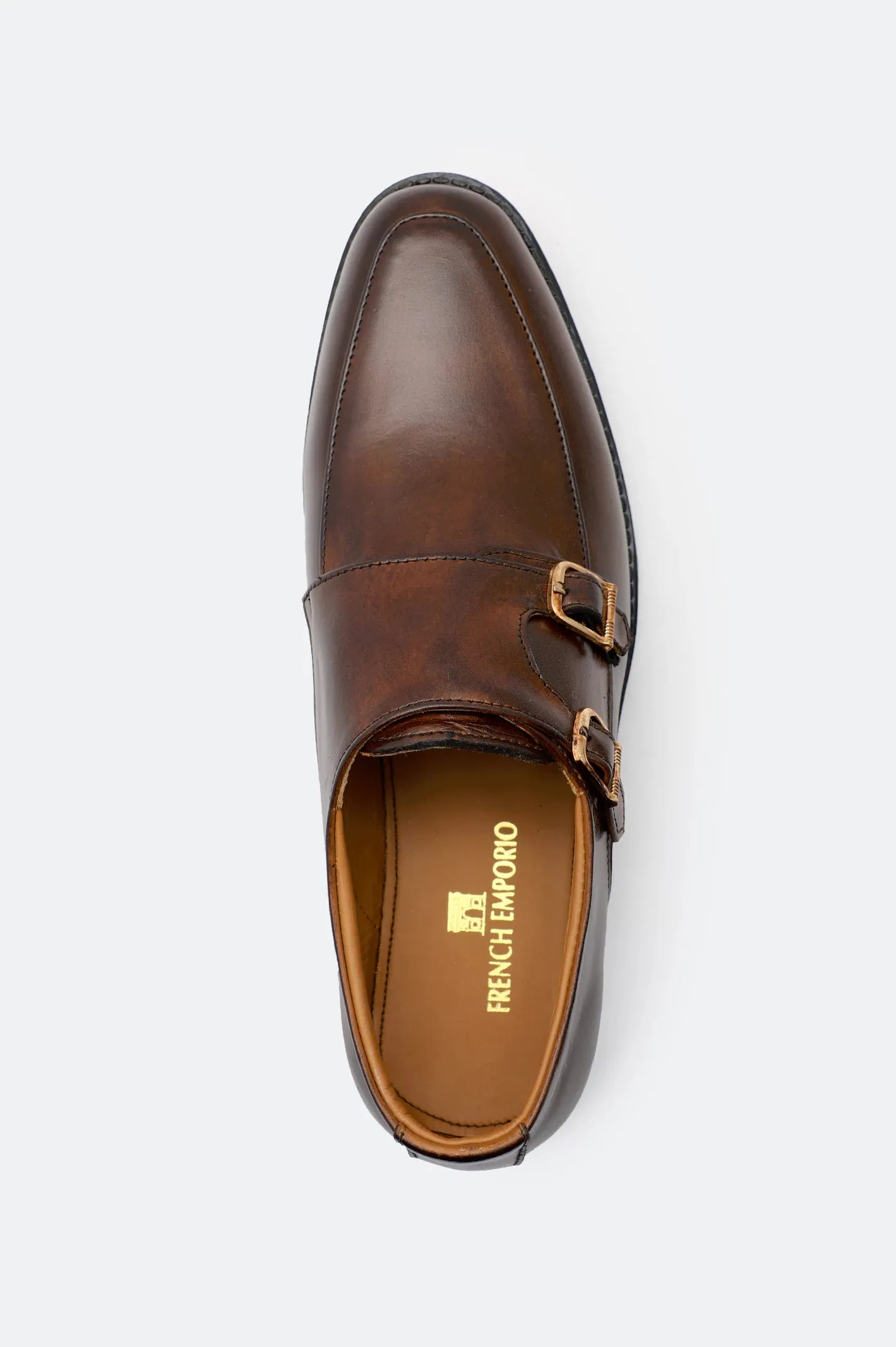 Brown Monk Formal Shoes