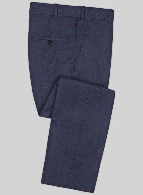 Caccioppoli Sun Dream Zorati Blue Wool Silk Suit