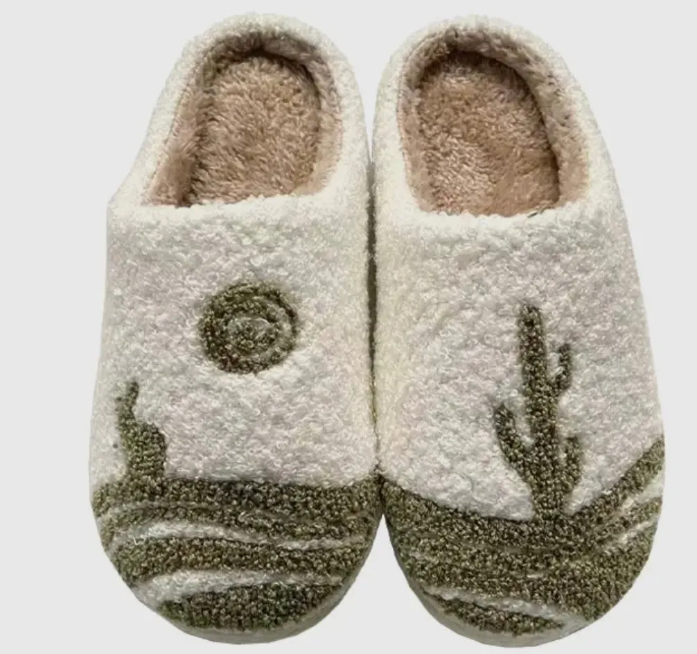 Cactus Landscape Slippers