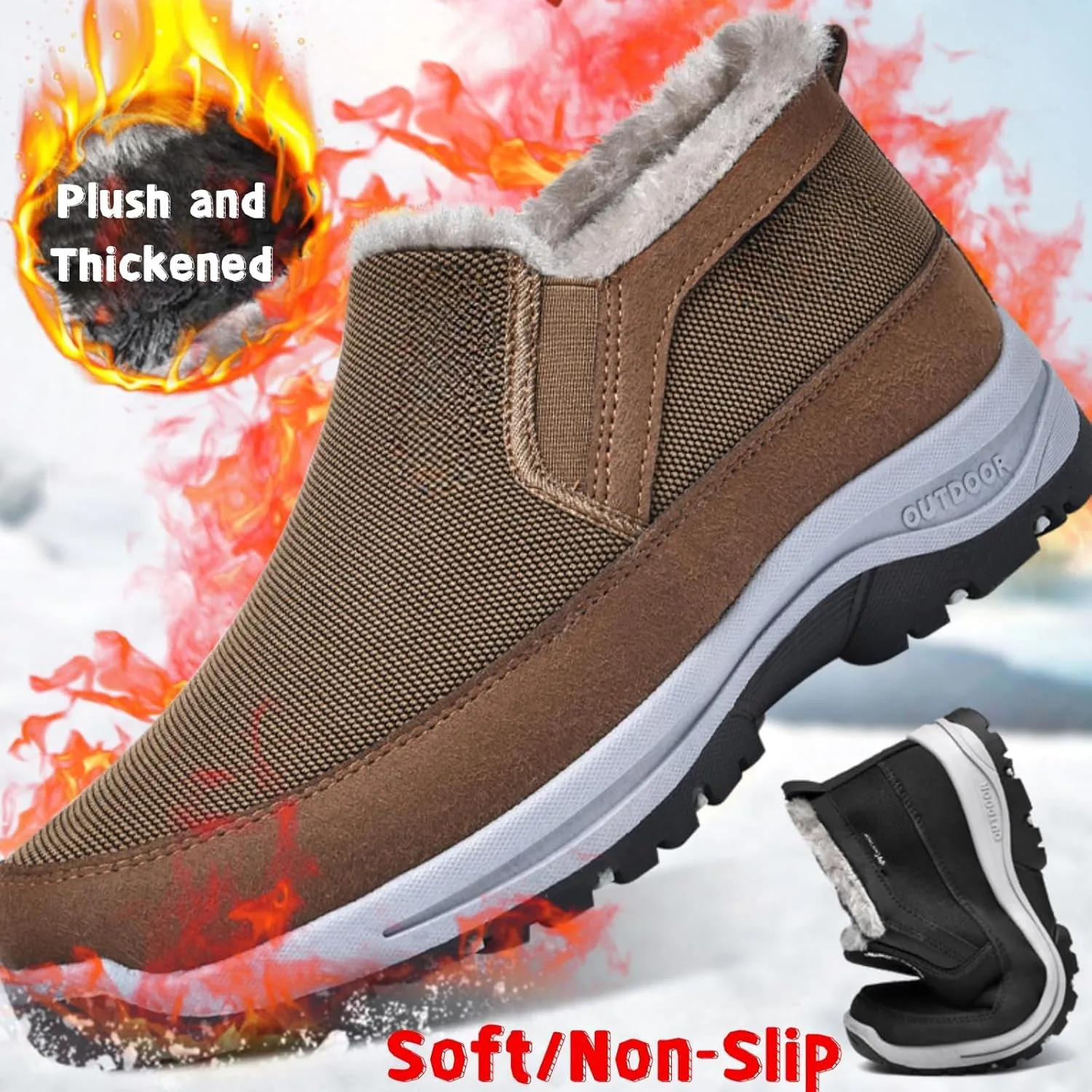 CNA Trop Shoes for Men,Men's Comfortable Breathable,Non-Slip Outdoor Walking Sneakers, Men's Arch Orthopedic Sneakers