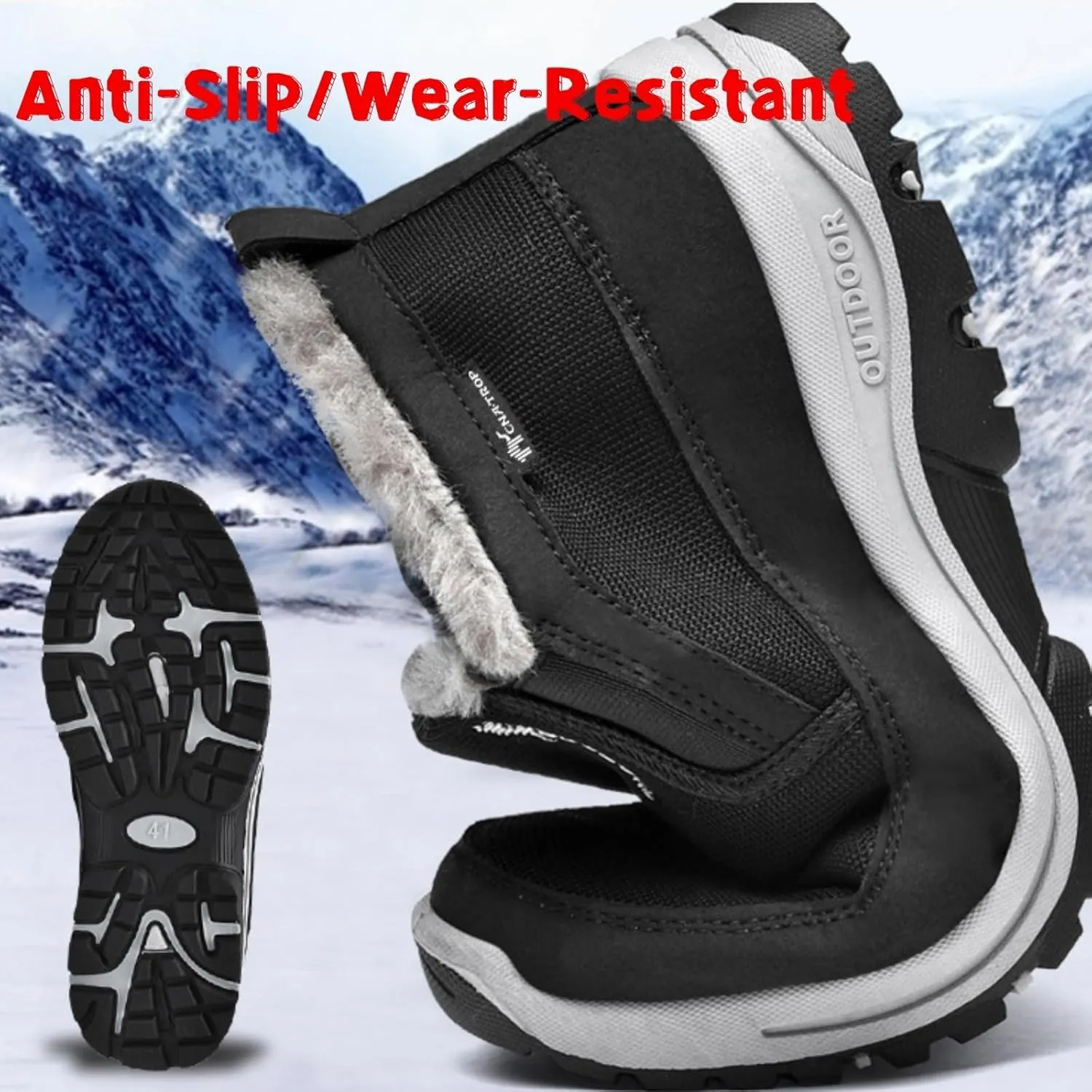 CNA Trop Shoes for Men,Men's Comfortable Breathable,Non-Slip Outdoor Walking Sneakers, Men's Arch Orthopedic Sneakers