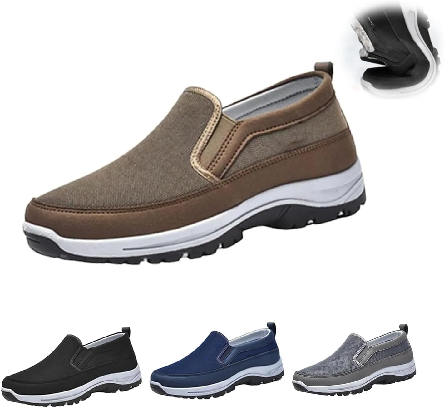 CNA Trop Shoes for Men,Men's Comfortable Breathable,Non-Slip Outdoor Walking Sneakers, Men's Arch Orthopedic Sneakers