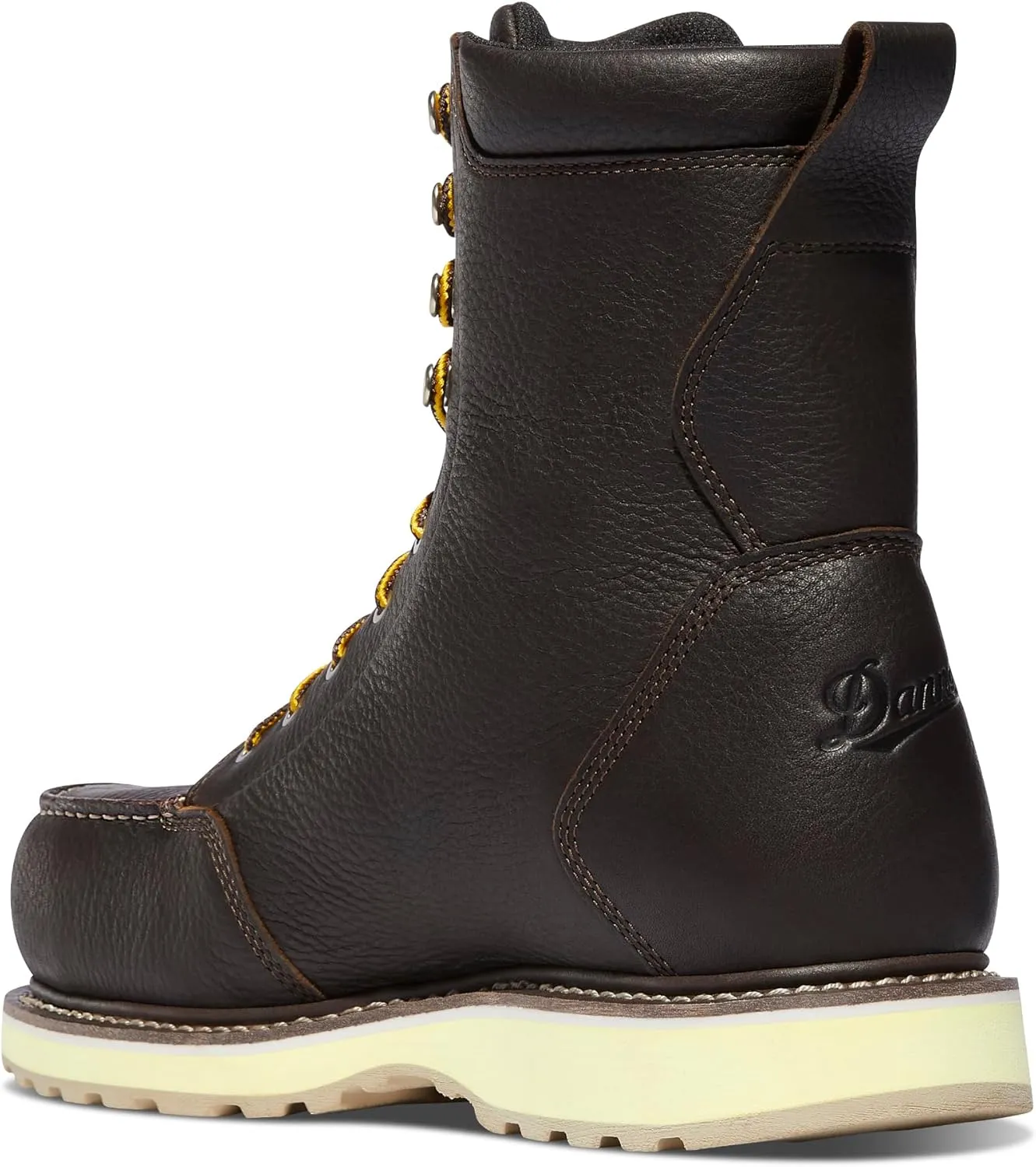 Danner Cedar River 8 Waterproof Work Boots for Men - Premium Leather with Breathable Lining, Comfort Footbed & Non Slip Rubber Outsole, EH Resistant