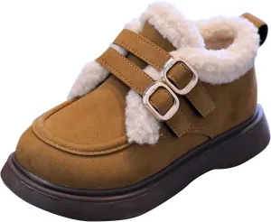 Fashion Big Kids Winter Water Proof Flat Keep Warm Snow Boots Comfortable Shoes Cute Toddler Dress Shoes