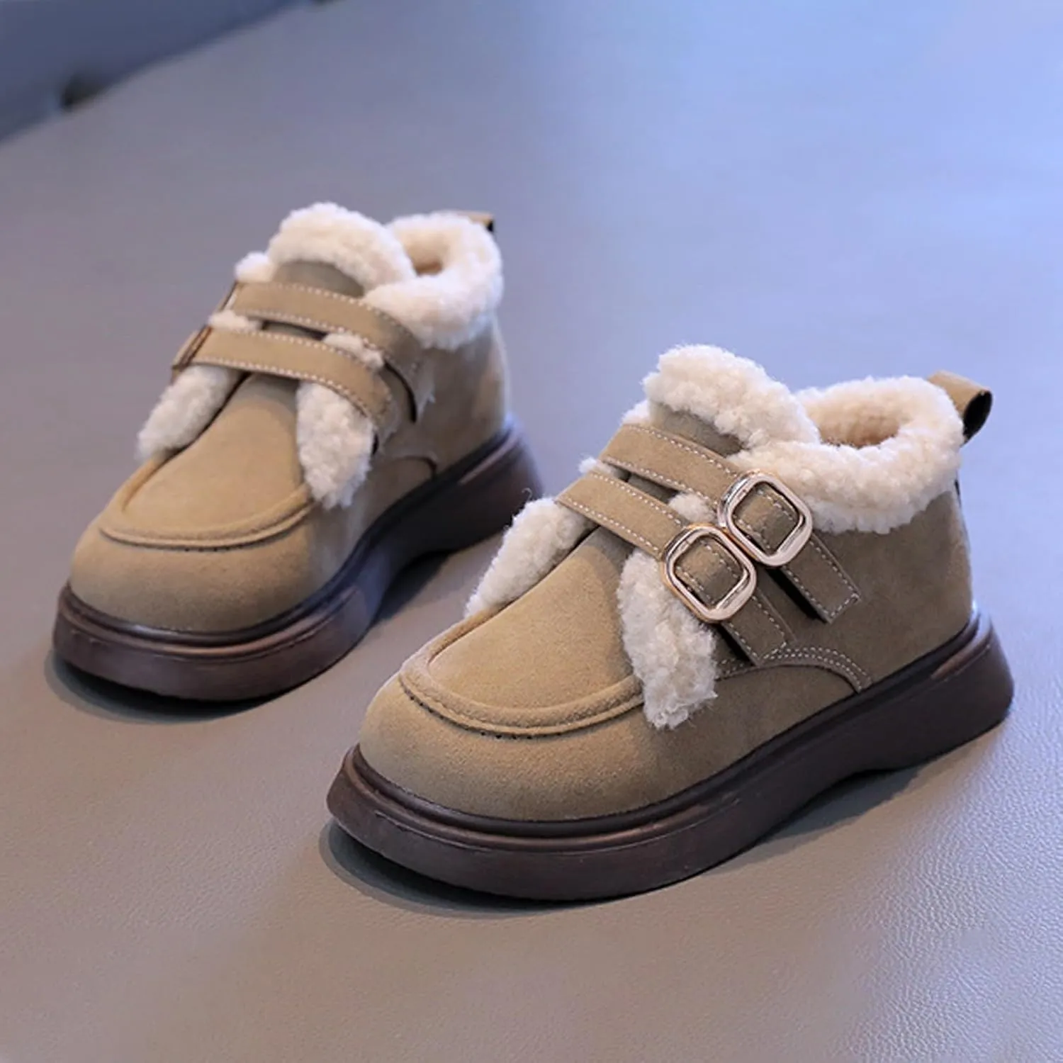 Fashion Big Kids Winter Water Proof Flat Keep Warm Snow Boots Comfortable Shoes Cute Toddler Dress Shoes