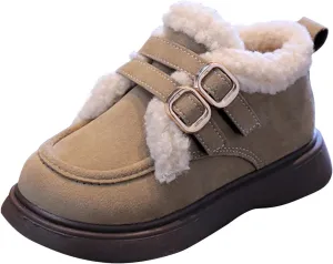 Fashion Big Kids Winter Water Proof Flat Keep Warm Snow Boots Comfortable Shoes Cute Toddler Dress Shoes
