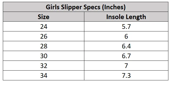 Girls Fur Slippers 1636-M2-BLACK
