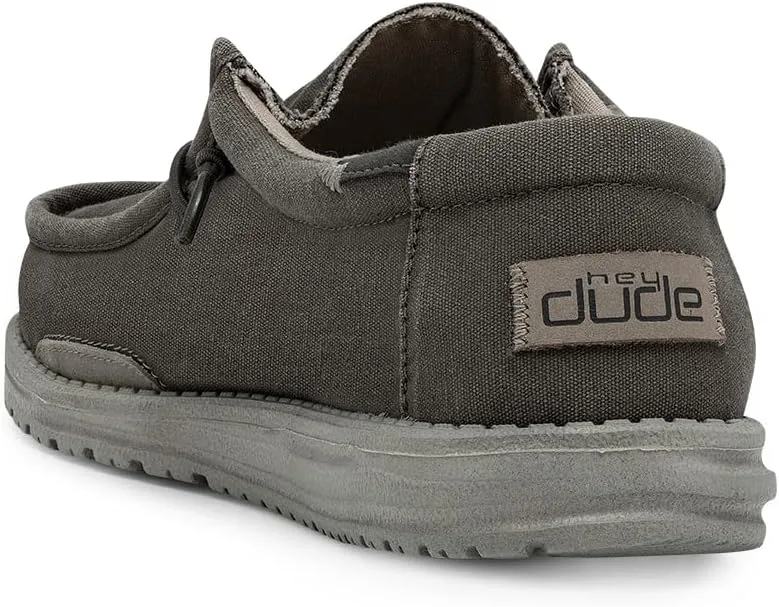 Hey Dude Men's Wally Wash | Mens Shoes Lace Up Loafers Comfortable & Light-Weight