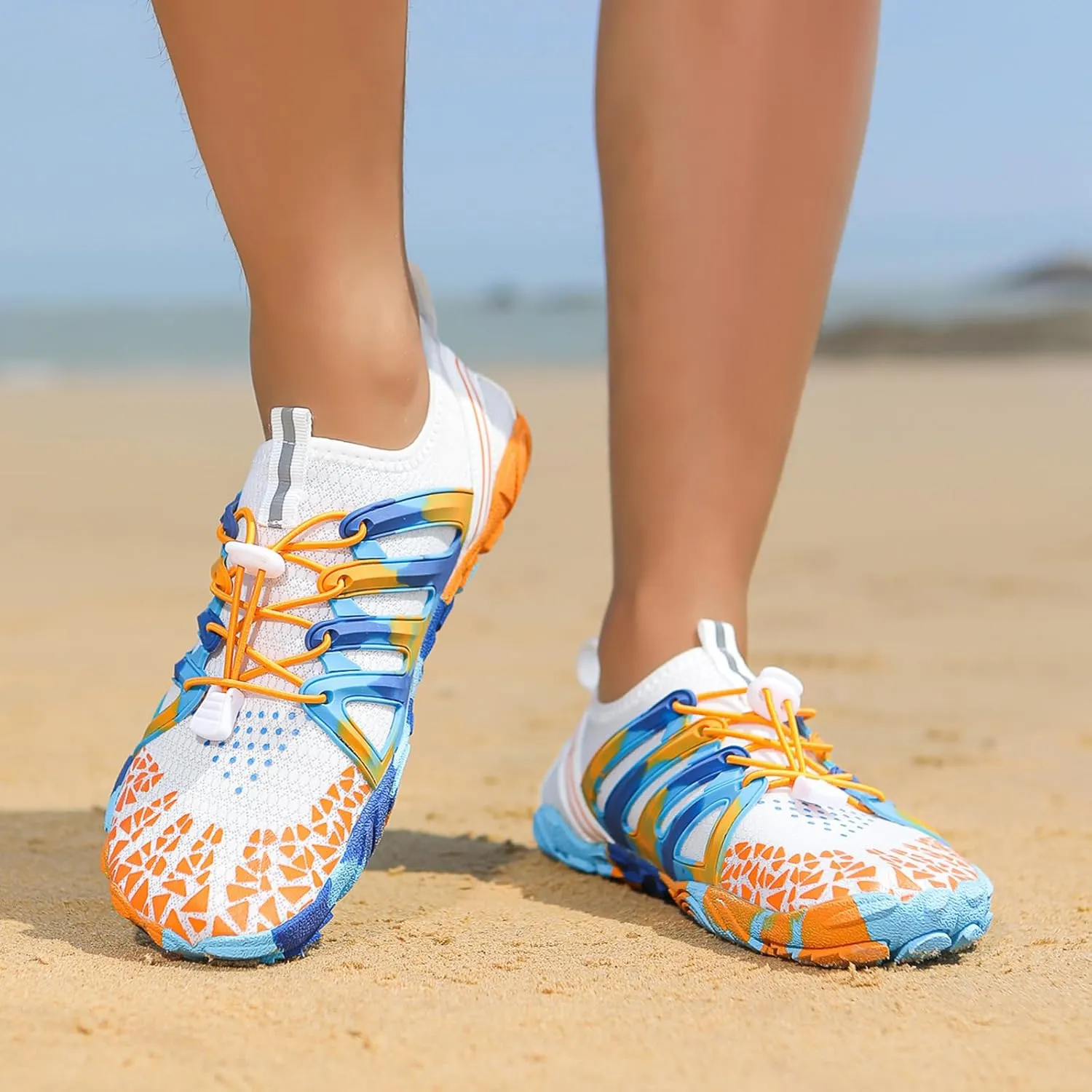 Hiking Footwear Barefoot Water Shoes Women Men Pro-Healthy & Non-Slip Wide Toe Sneakers Quick Dry Lightweight Breathable Running Walking Beach Shoes Boots Unisex