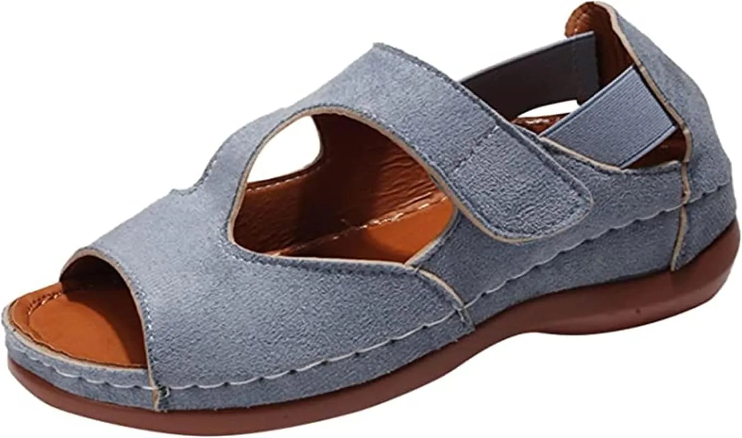 Ladmiple Sandals Women Fashion Flat Orthotic Flip Flops Comfortable Walking Arch Support Dressy Summer Cute Orthopedic Slides