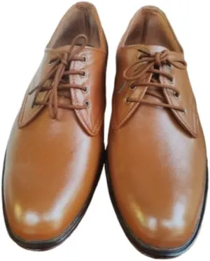 LEMBACO Men's Classic Modern Lace-up Patent Dress Business Wedding Shoes Leather Formal Business Oxford Wingtip Brown Shoes
