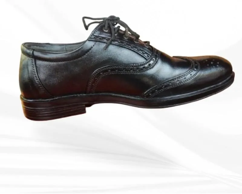 LEMBACO Men's Classic Modern Lace-up Patent Dress Business Wedding Shoes Leather Formal Business Oxford Wingtip Formal Shoes