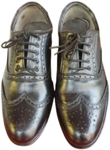 LEMBACO Men's Classic Modern Lace-up Patent Dress Business Wedding Shoes Leather Formal Business Oxford Wingtip Formal Shoes