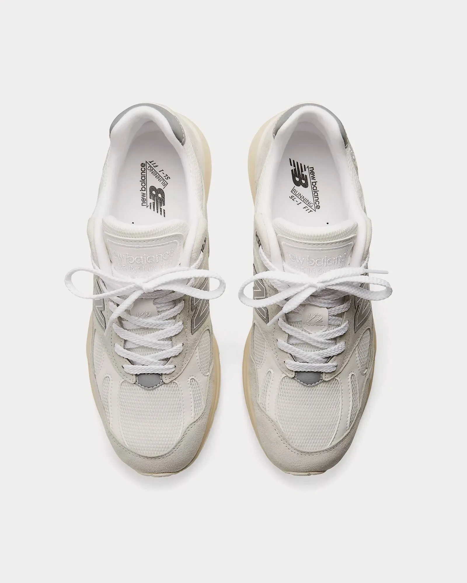 MADE in UK 991v2 Wind Chime / White / Frozen Dew Low Top Sneakers