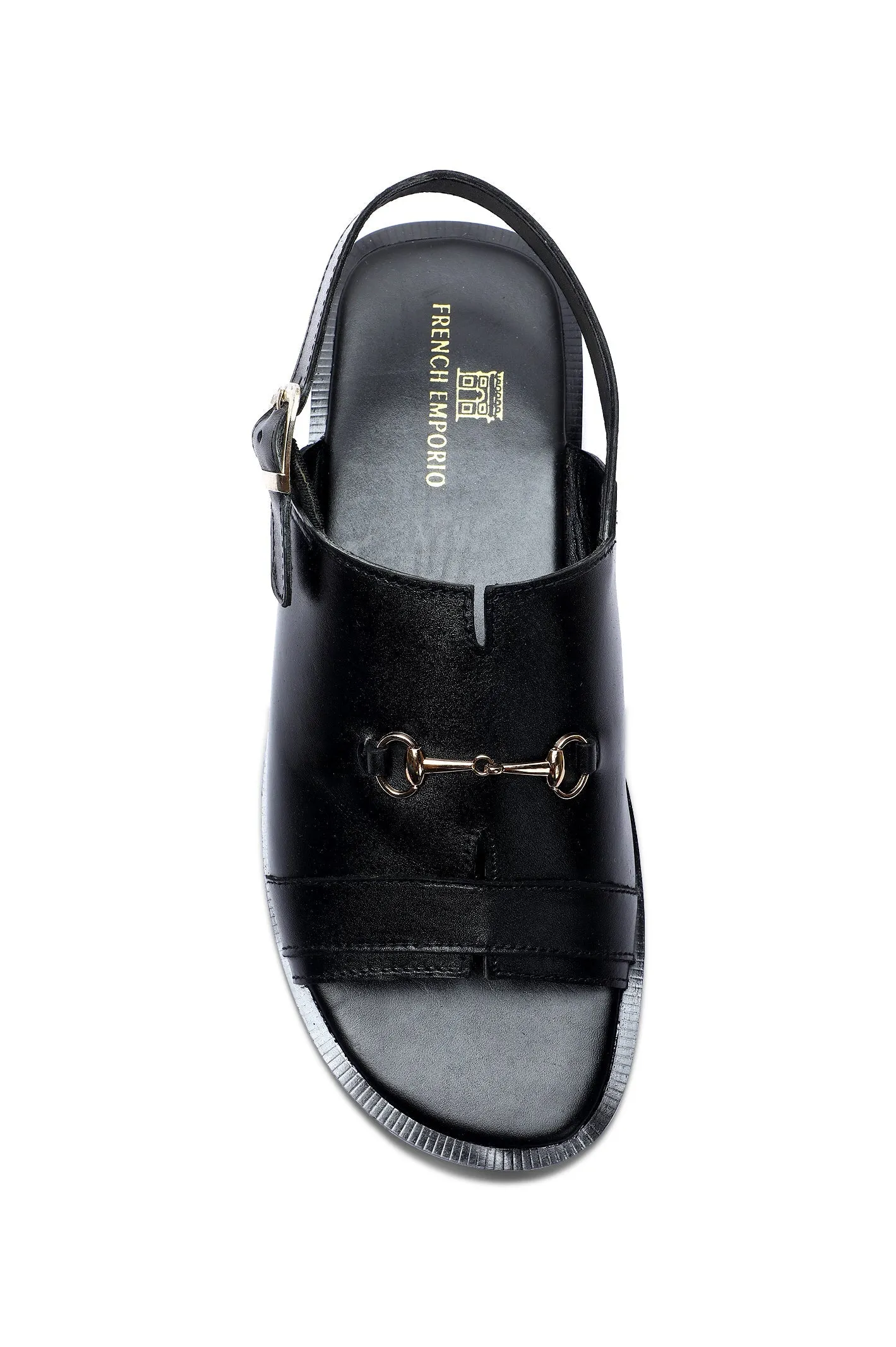 Men Black Sandals