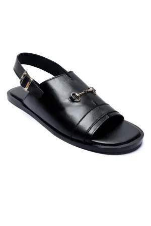 Men Black Sandals