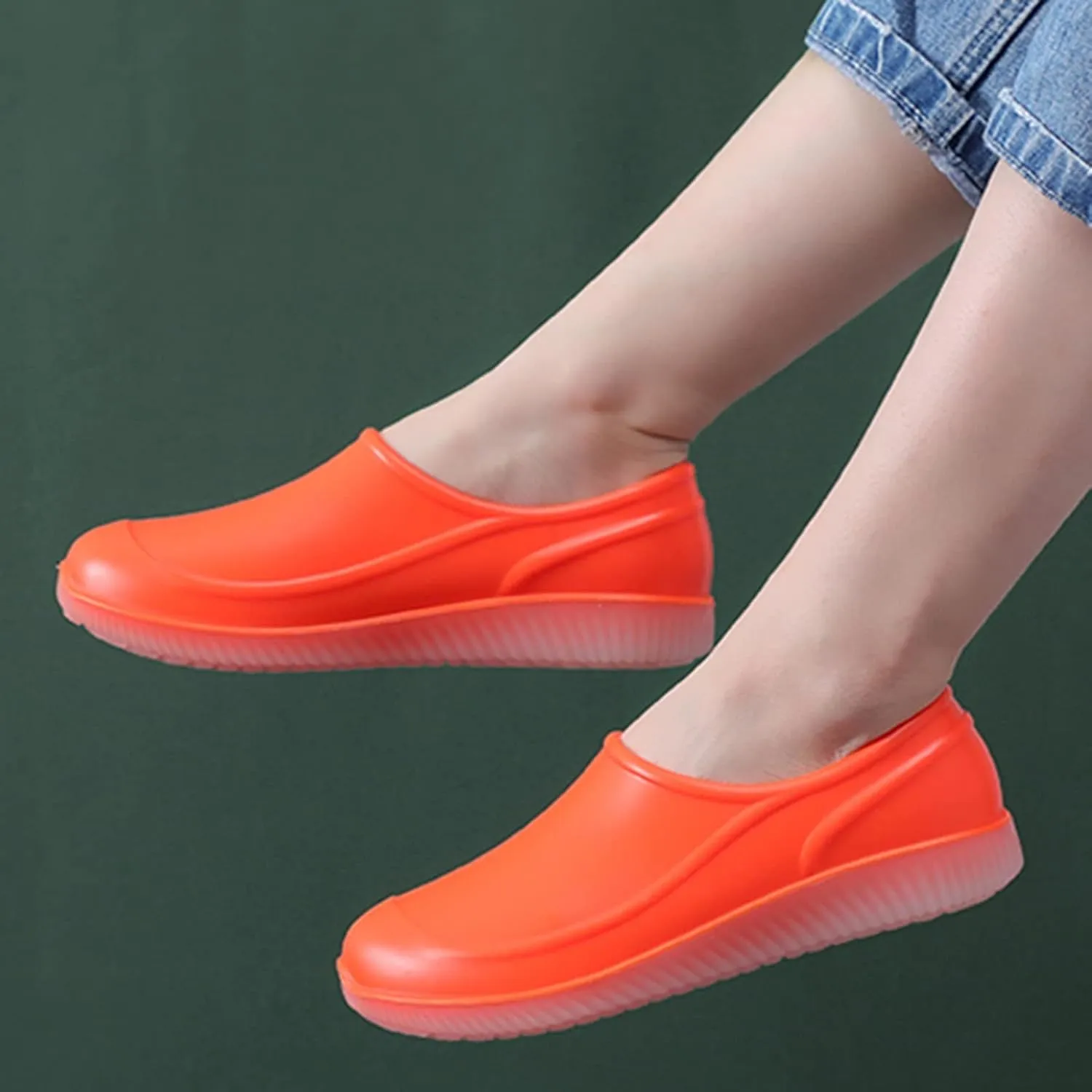 Men's And Women's Couple Fashion Rain Boots Non-Slip Waterproof Rain Shoes For Outdoor Work Fishing Travel