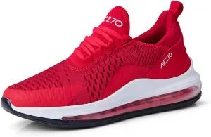 Men's Breathable Sneakers Walking Tennis Running Gym Casual Fashion Sneakers Light