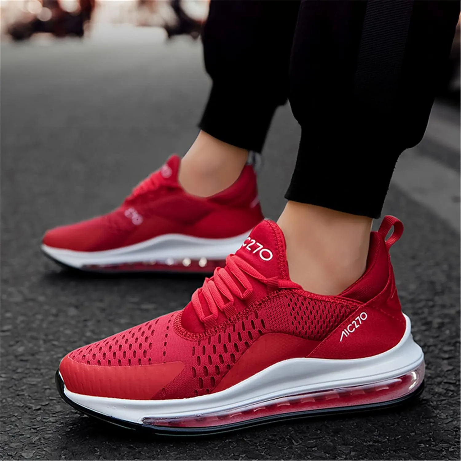 Men's Breathable Sneakers Walking Tennis Running Gym Casual Fashion Sneakers Light