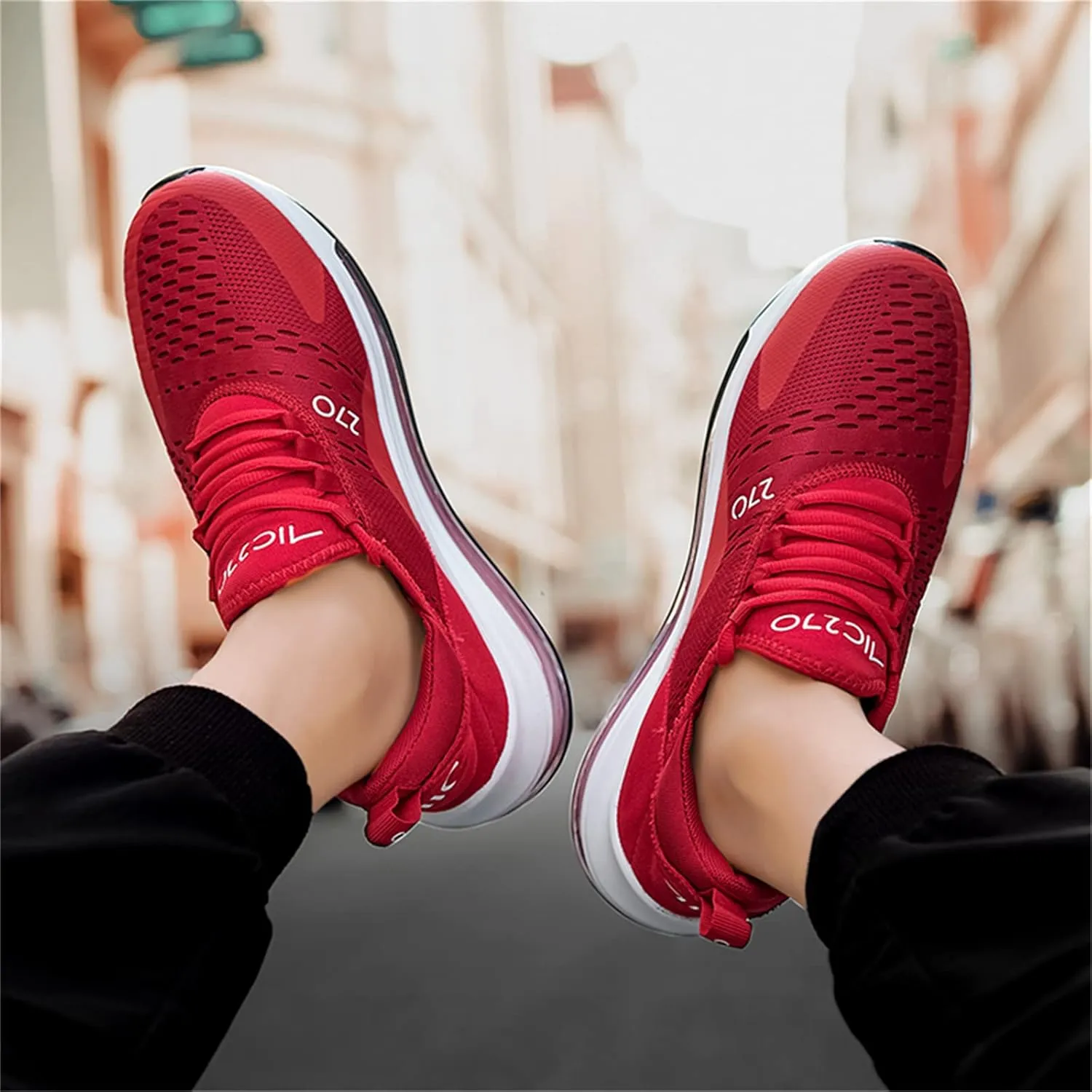 Men's Breathable Sneakers Walking Tennis Running Gym Casual Fashion Sneakers Light