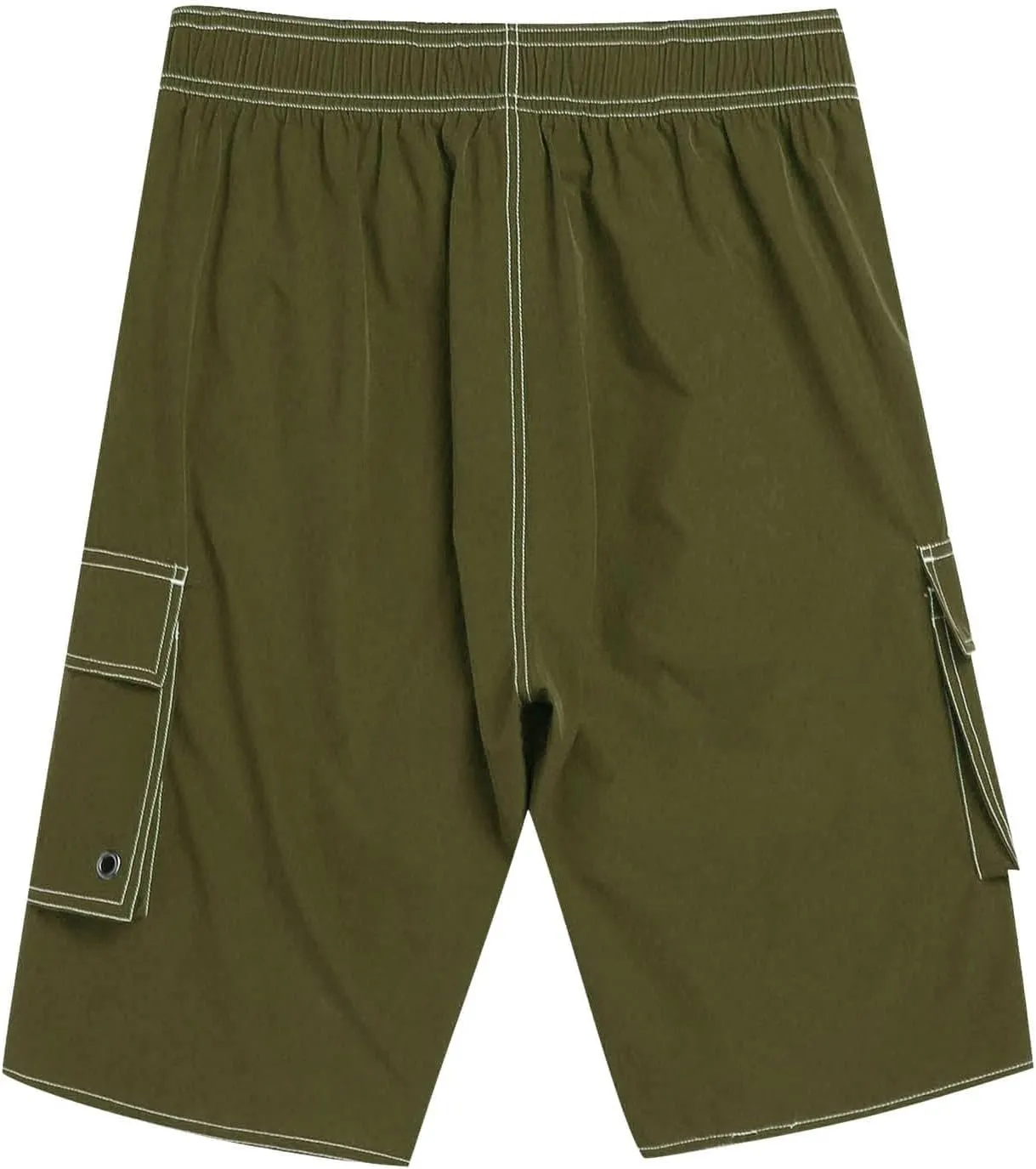 Mens Cargo Shorts Stylish Fake Denim Pants Teen Boys Straight Leg Basketball Gym Shorts Casual Workout Running Sports
