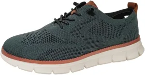 Mens Dress Shoes Work Shoes Wide Width Non Slip Casual Dress Lightweight Breathable Basic Relaxed Shoe Business Workout Walking Running Outdoor Sneakers Mesh Knit Lace-Up Soft Loafers Oxfords