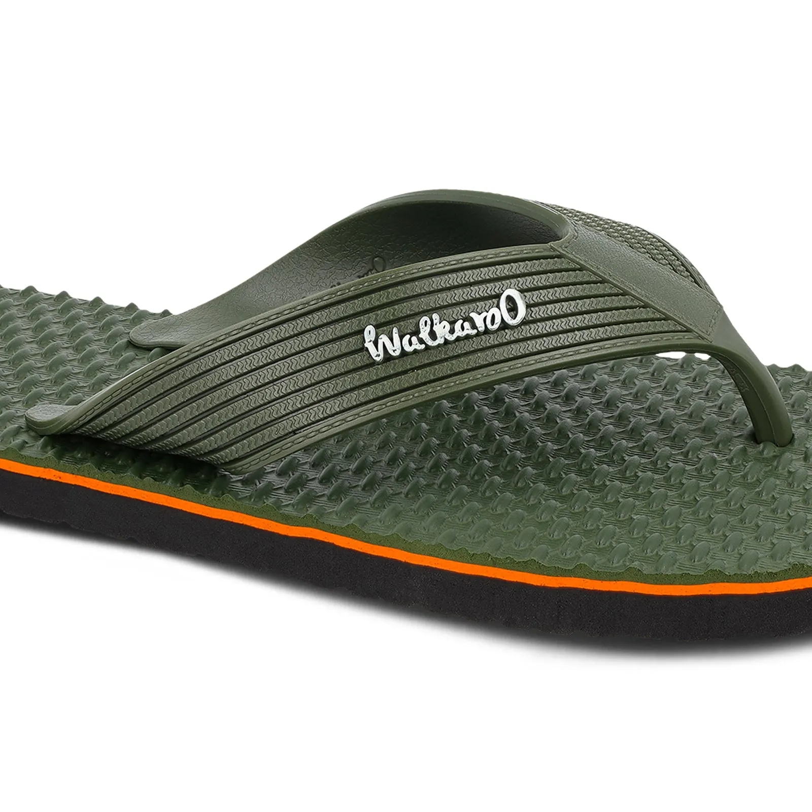 Men's Hawai Slippers - HG193 Olive