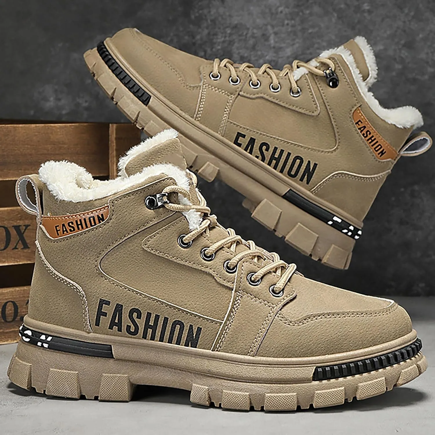 Men's Work Boots Waterproof Hiking Sneakers Boot with Comfort Women's Working Shoes Business Casual Waterproof Outdoor Shoes Lightweight Anti Slip Hike Grounded Footwear