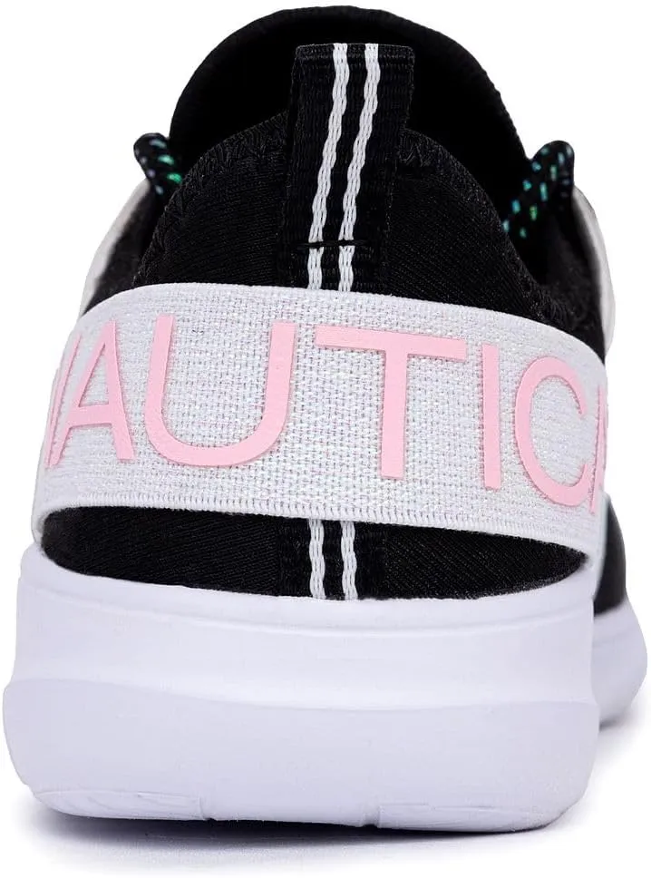 Nautica Kids Girls Metallic Fashion Sneaker Lace-Up Athletic Running Shoe I kappil I (Big Kid - Little Kid - Toddler)