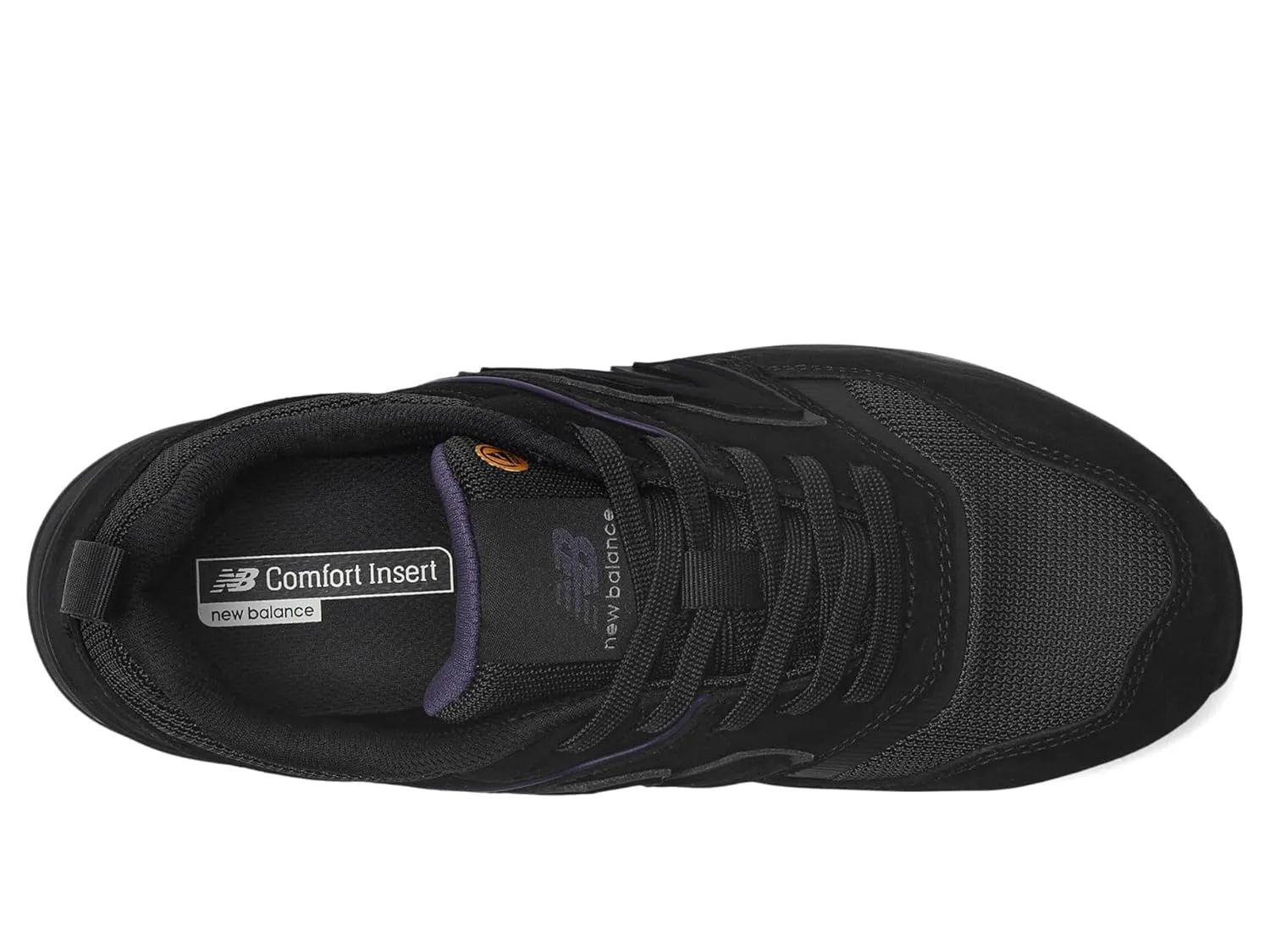 New Balance Women's Elite Lite Static Dissipative Medium Composite Toe, Industrial Work Shoe Lightweight & Slip Resistant, Black/Purple, 7.5