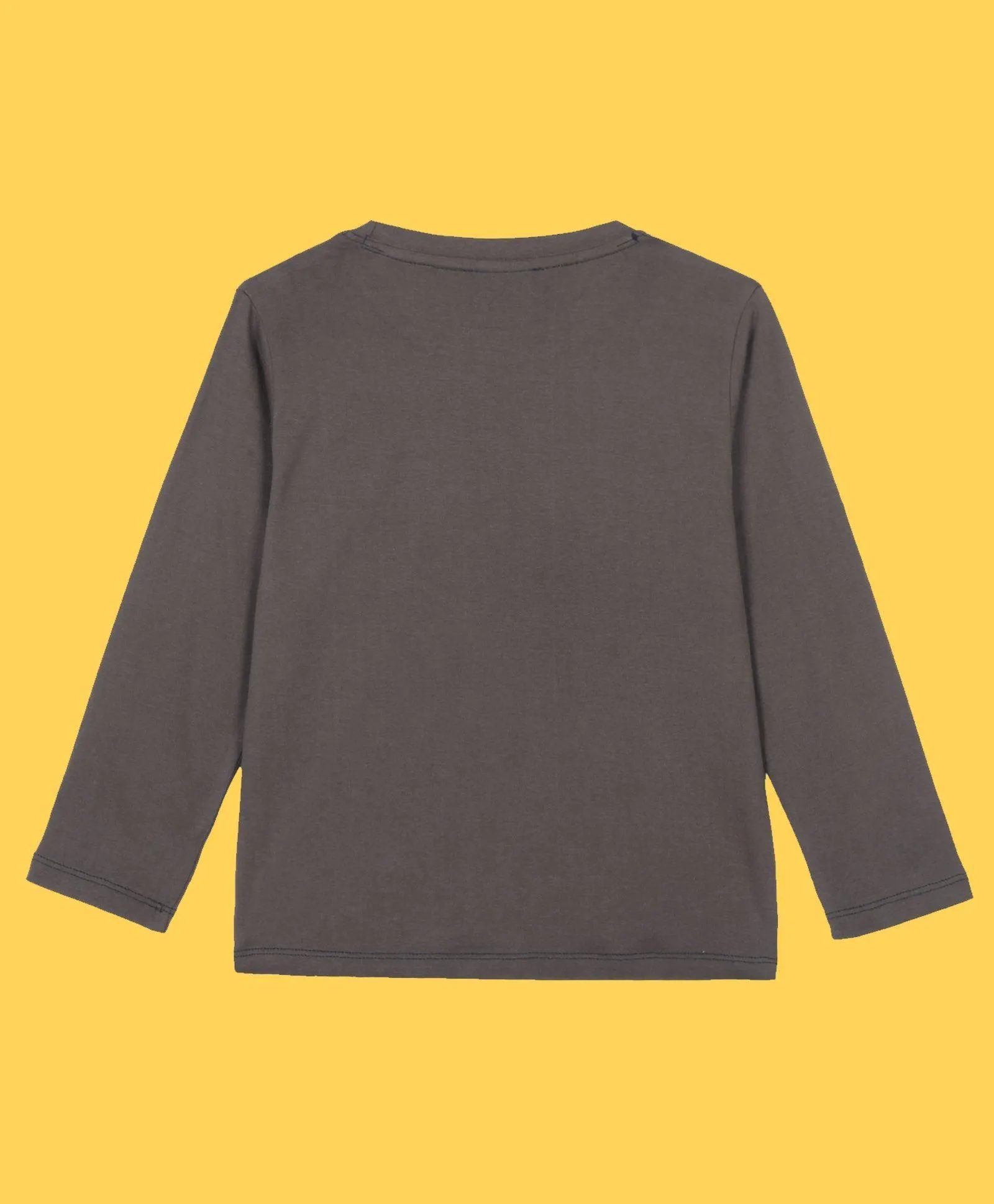 NEWYORK BROWN LONG SLEEVES T-SHIRT - BROWN