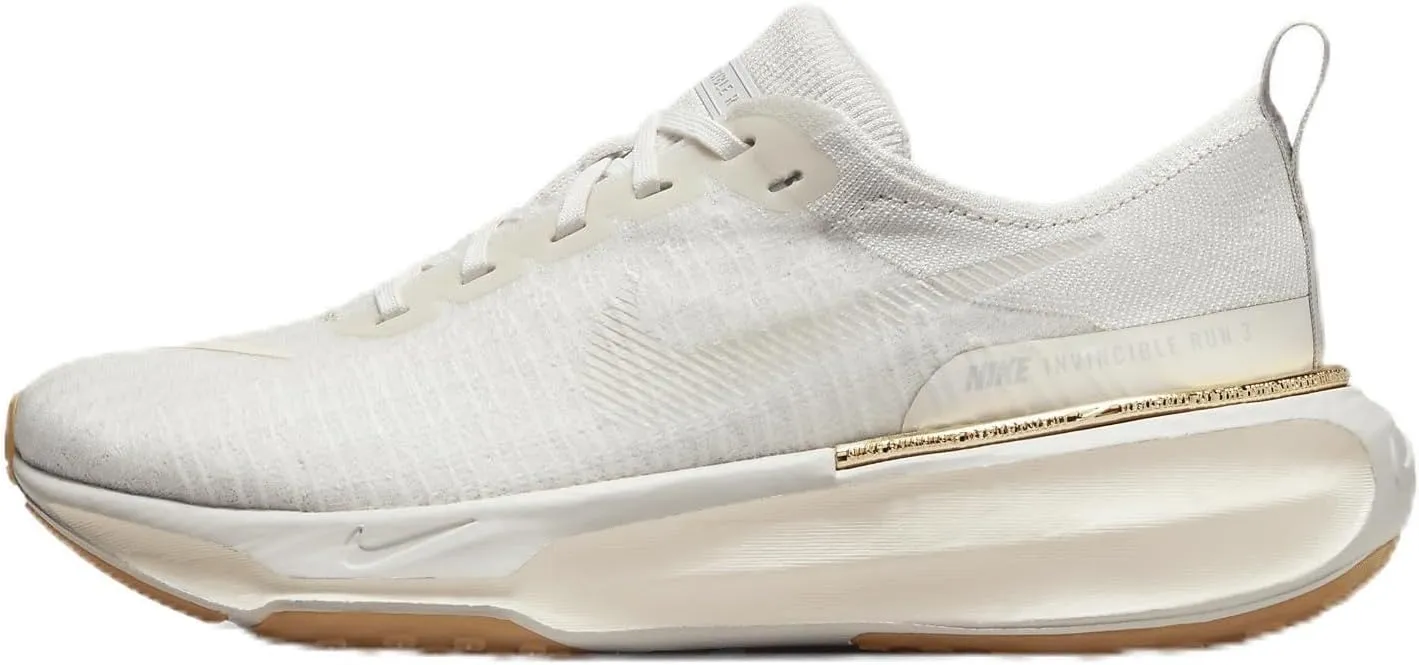 Nike Invincible 3 Women's Road Running Shoes (DR2660-008, Light Bone/Sail/Gum Light Brown/Pale Ivory) Size 7