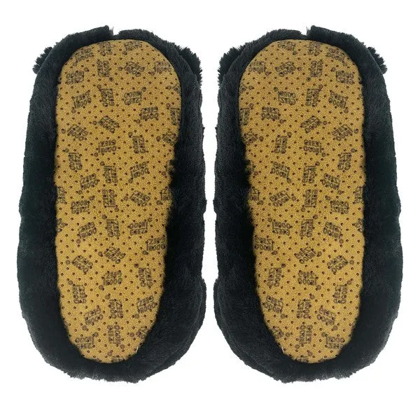 Panda Hugs - Womens Fluffy House Slippers Shoes